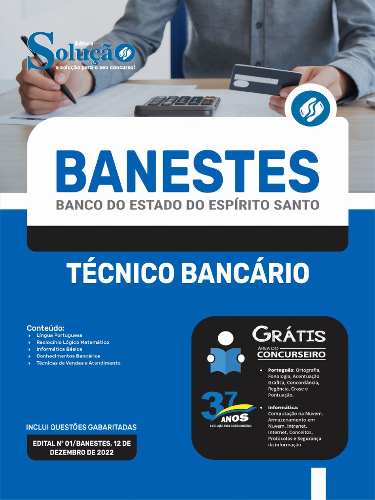Banestes Tec Bancario 1 PDF, PDF, Interpretação linguística
